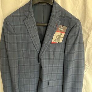 Van Heusen Mens Plaid Slim Fit Sport Coat